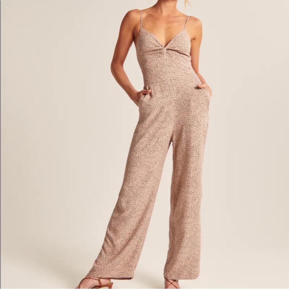 Abercrombie & Fitch twist front jumpsuit